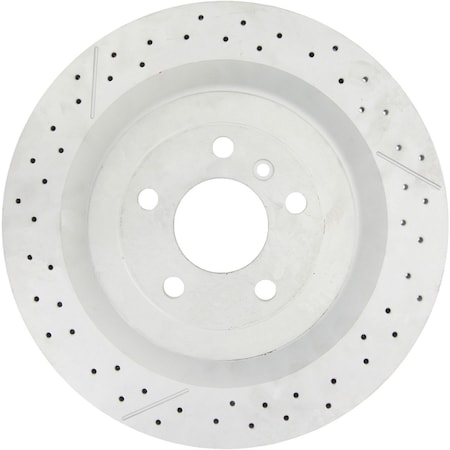 Centric Parts Premium Oe Drilled/Slotted Brake Rotor, 127.35129 127.35129